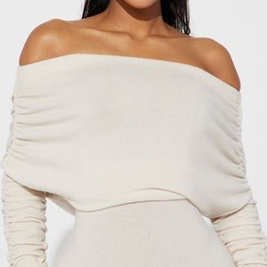 White off the shoulder dress brand new